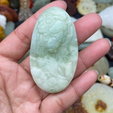 蛇纹石玉颈饰未镶嵌42