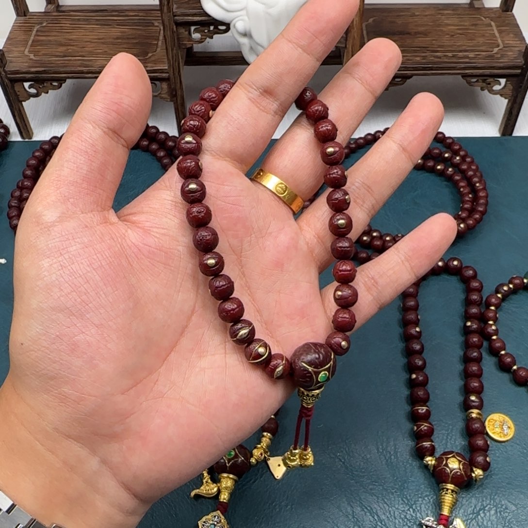 凤眼菩提吊坠凤眼金钉手持8.8四星