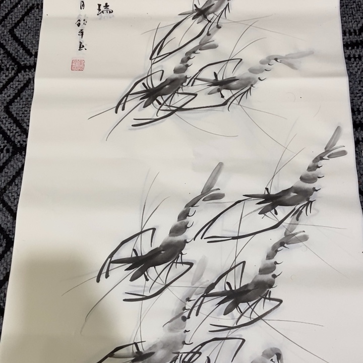 枕书斋画廊的直播间