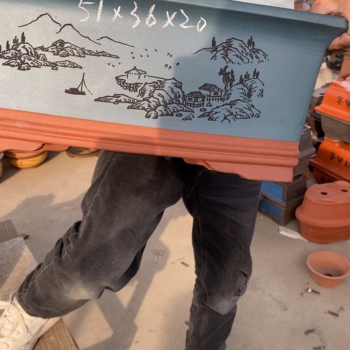 红陶紫砂器。。。这个时候就