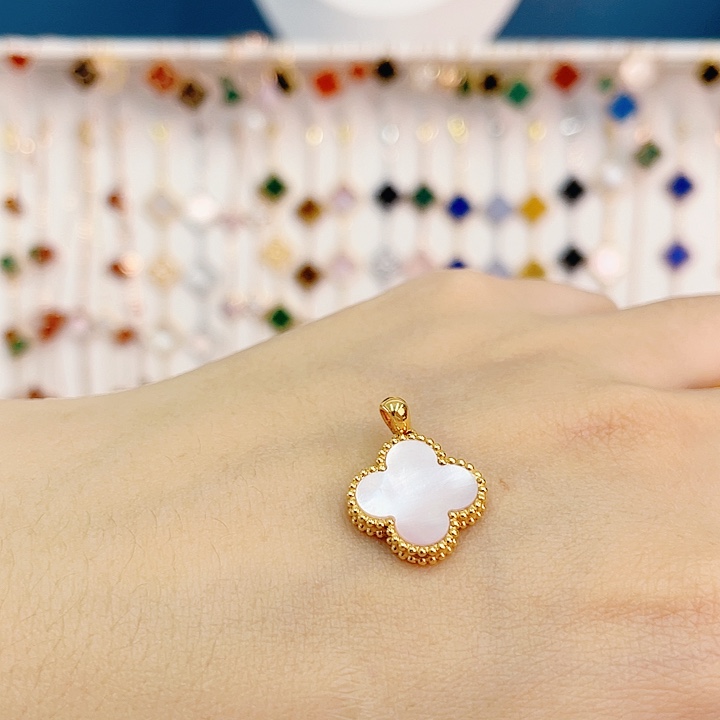 吊坠贝壳（贝母）18K金镶嵌
