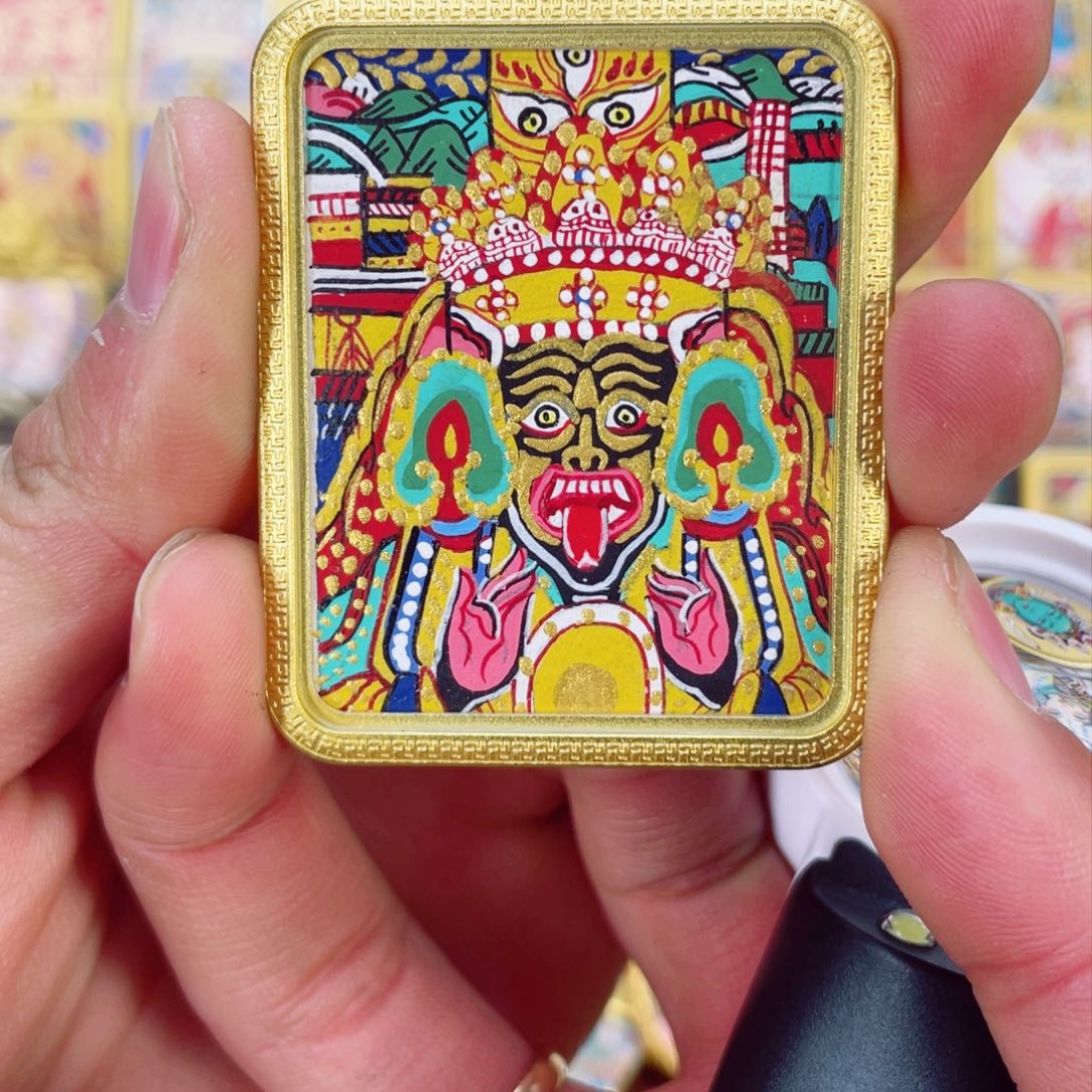 吊坠纯手绘唐卡扎基拉姆福利款