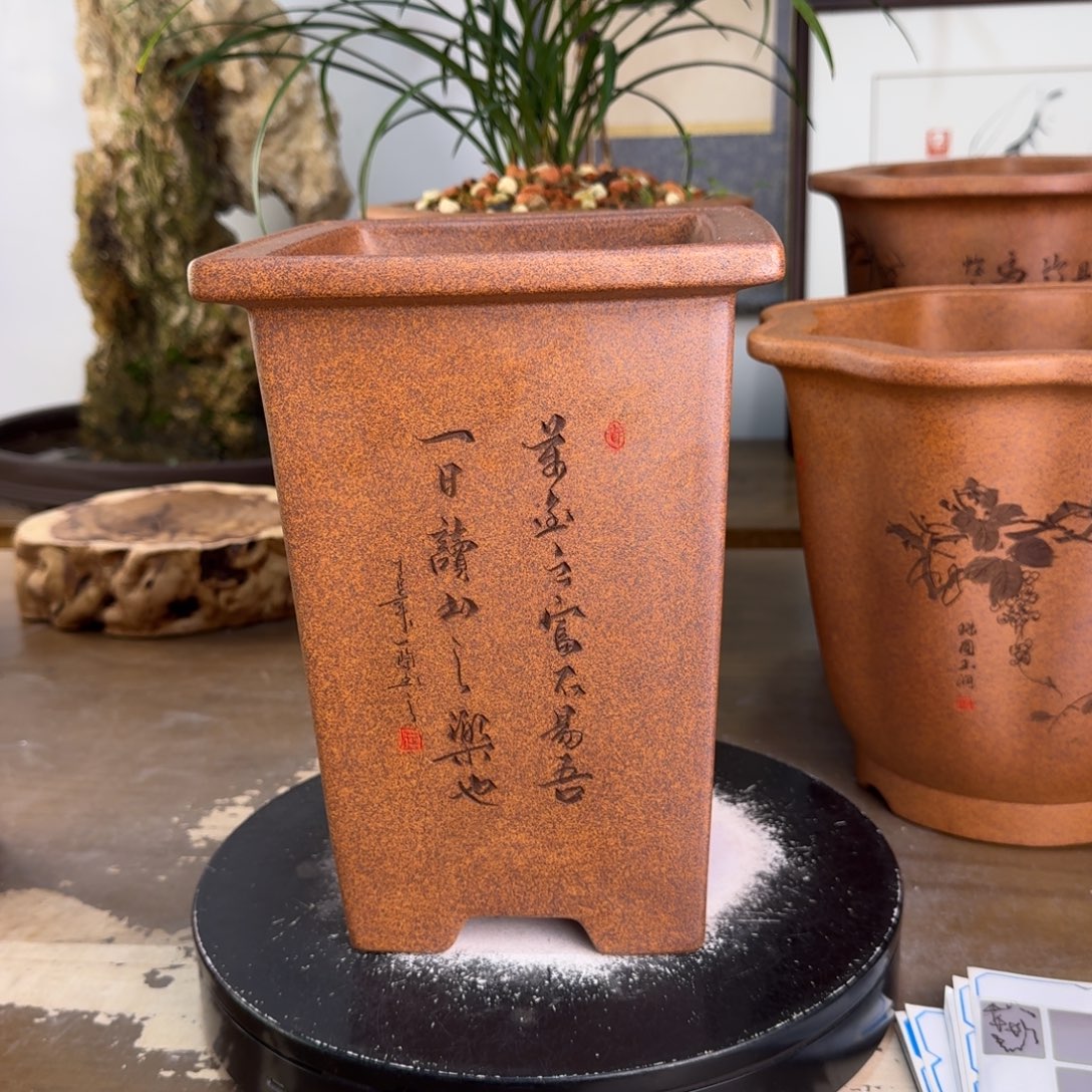 务***本花盆紫砂紫砂花盆