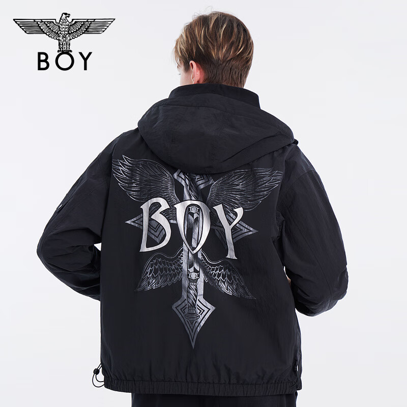 BOY LONDON中性款时尚潮流百搭通勤梭织外套N23009