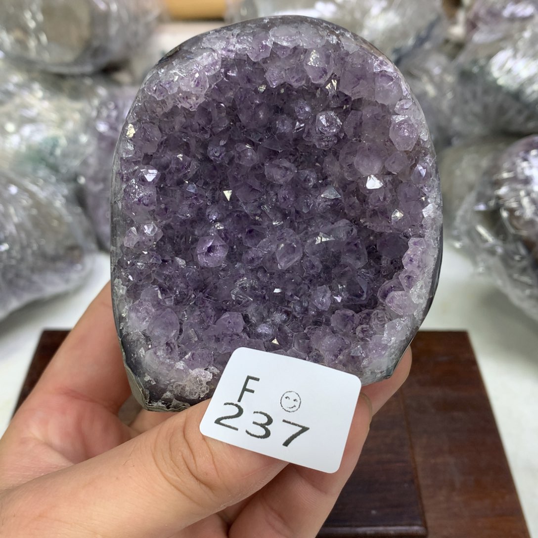 未镶嵌摆件紫晶水晶