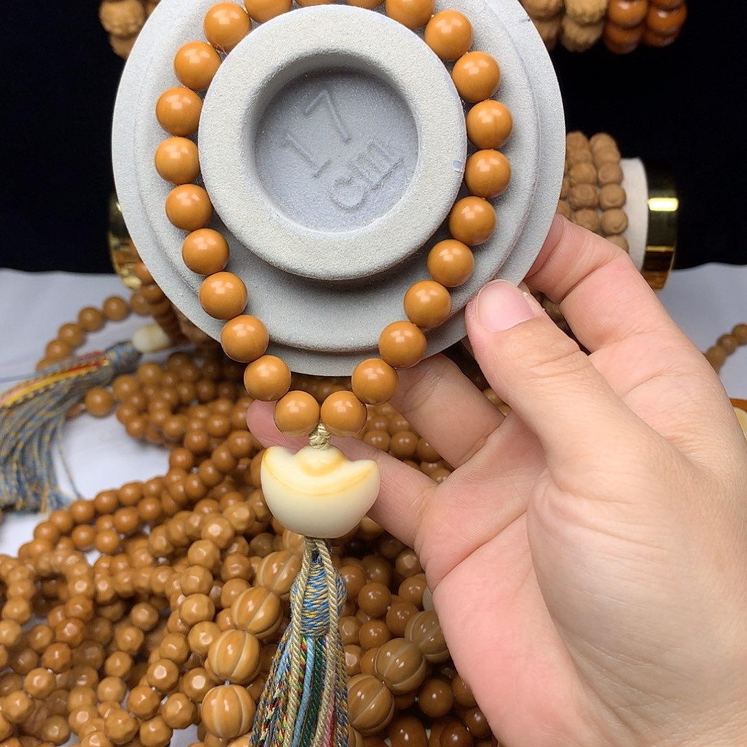 猴头核桃手串猴头小光珠手持