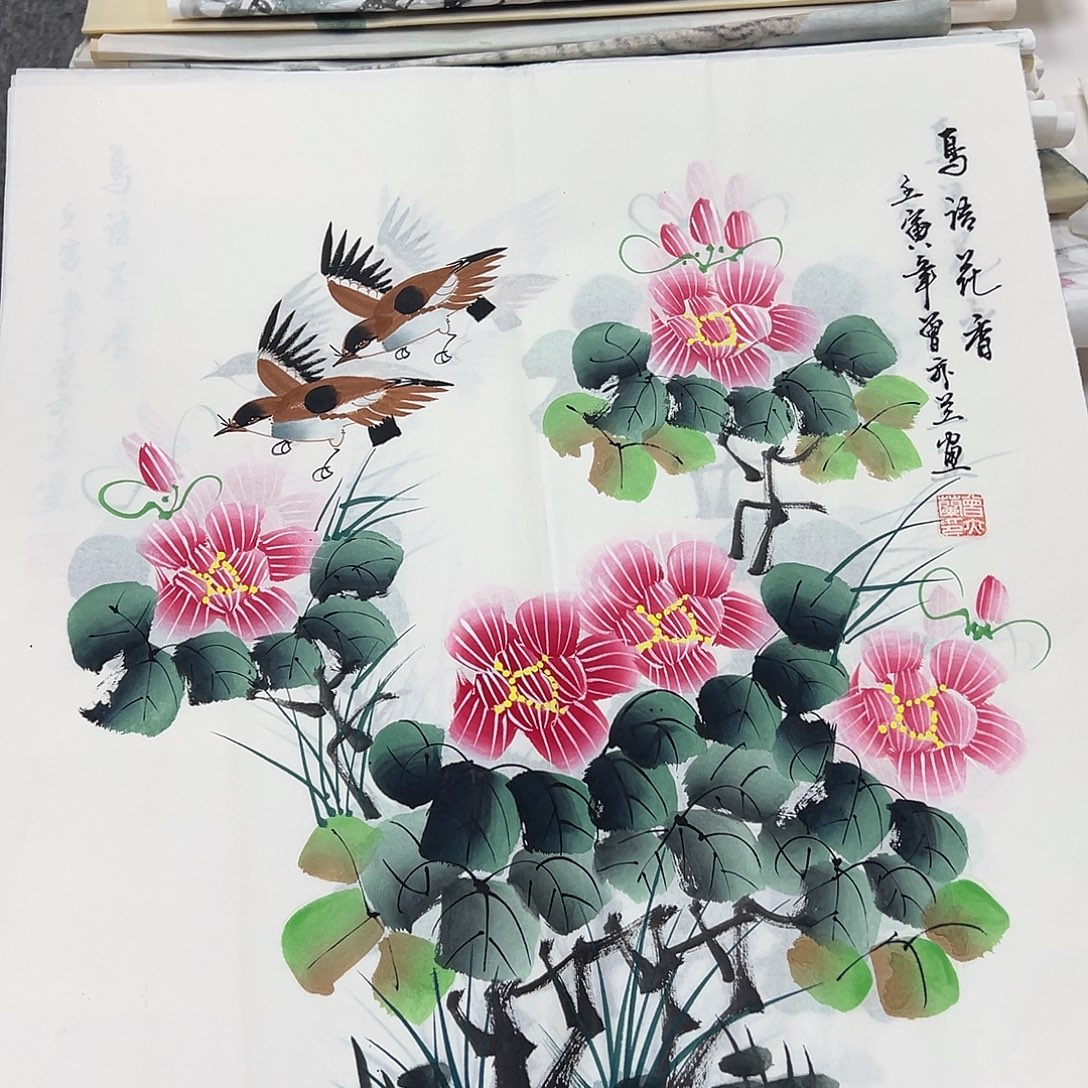 国画国画纯手绘作品