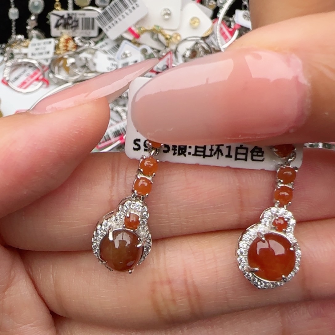 银S925镶嵌戒指翡翠