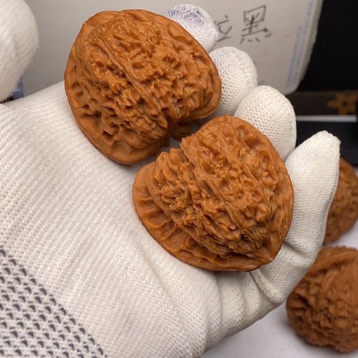 把件文玩核桃三角南疆石40