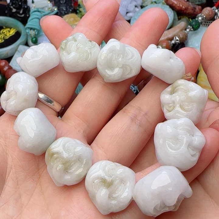 翡翠颈饰未镶嵌天然A货78