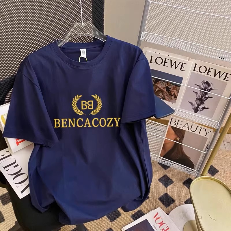 巴黎T恤宽松大版男士纯棉休闲情侣夏季半袖潮流港风ins时尚圆领