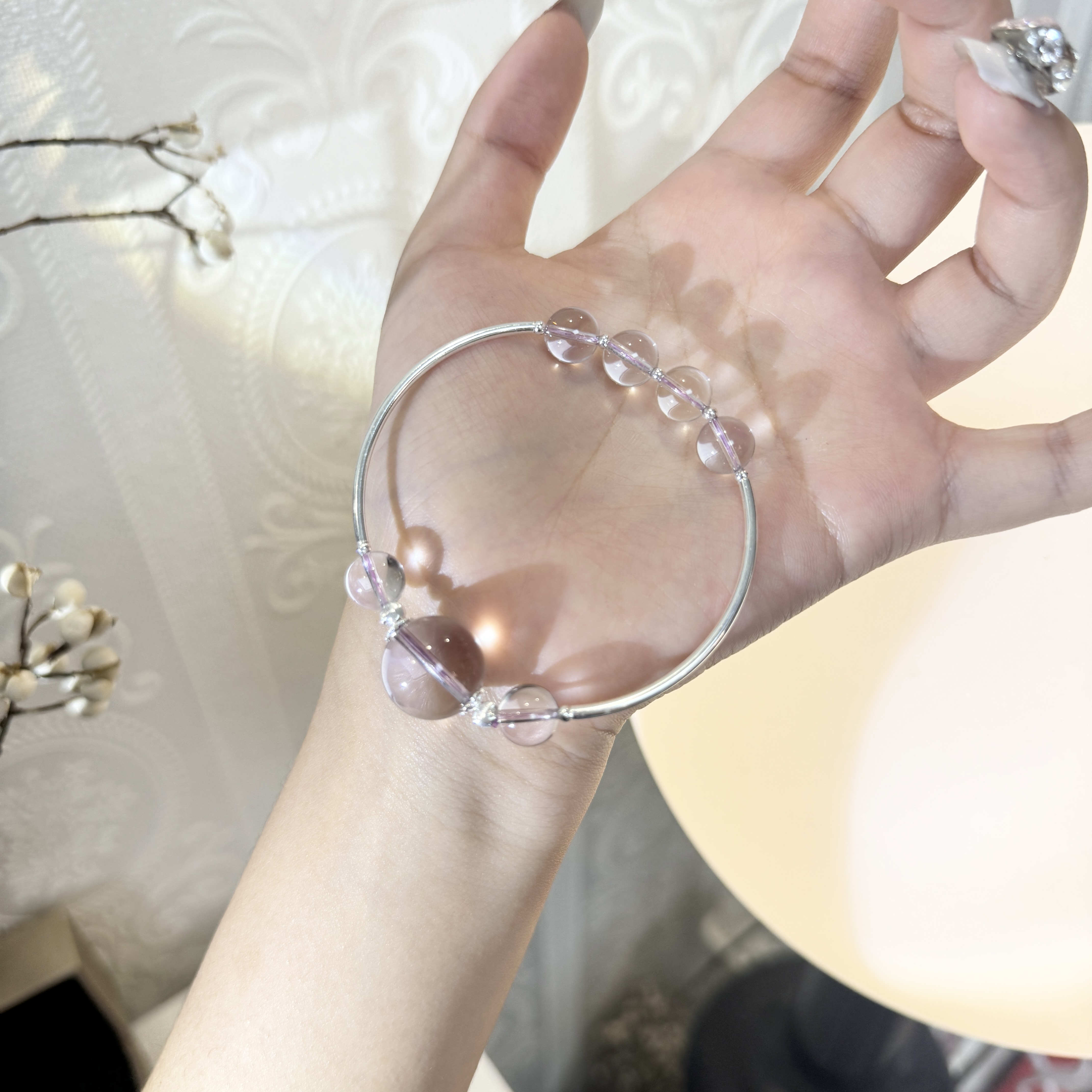 源源手作*月之幻纱手串E FL32