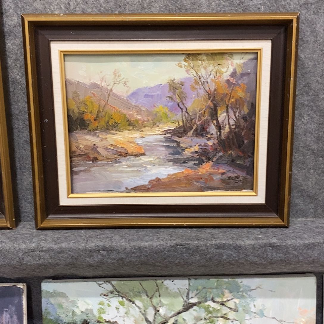 油画带外框画芯尺寸40x30cm