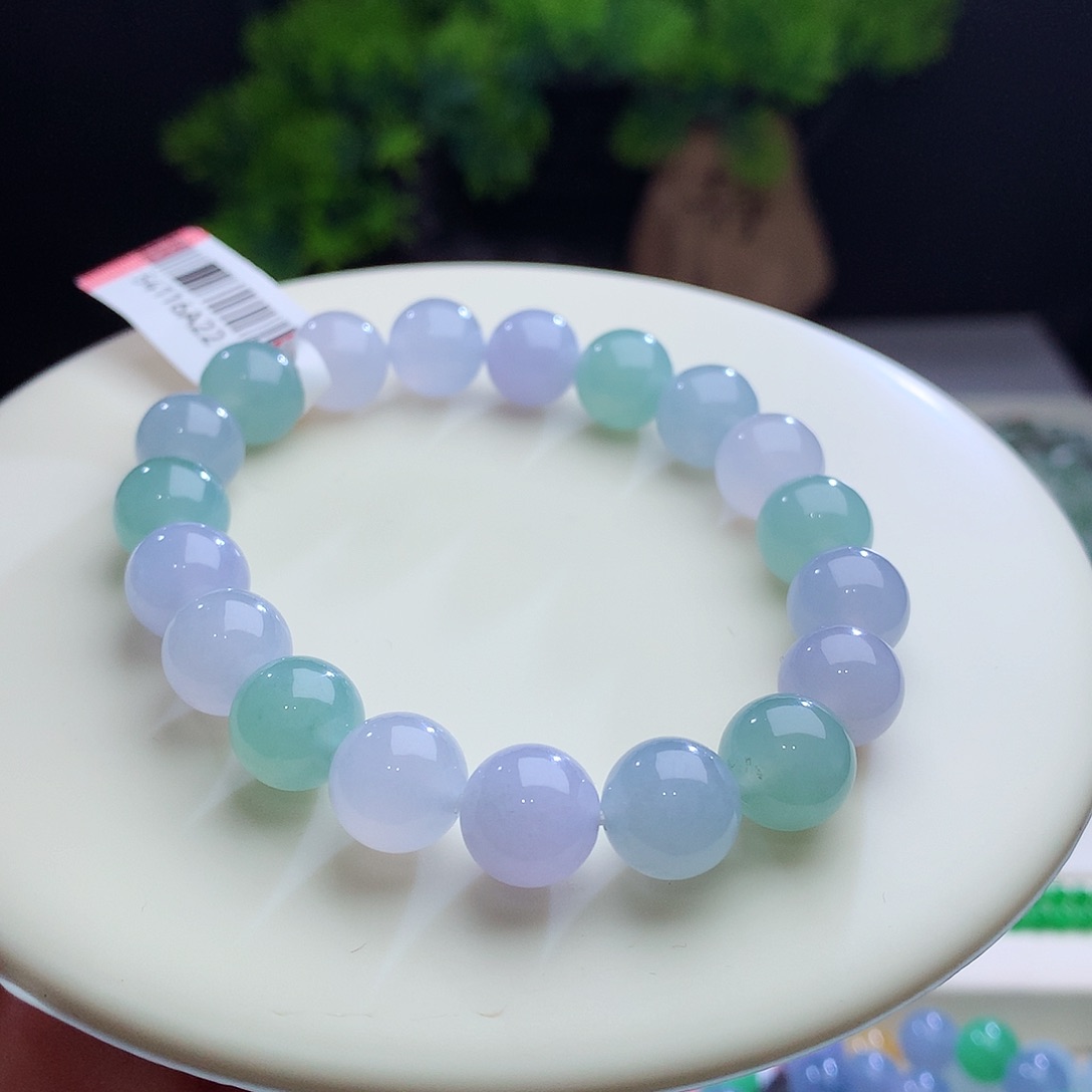 未镶嵌手串翡翠卡10mm