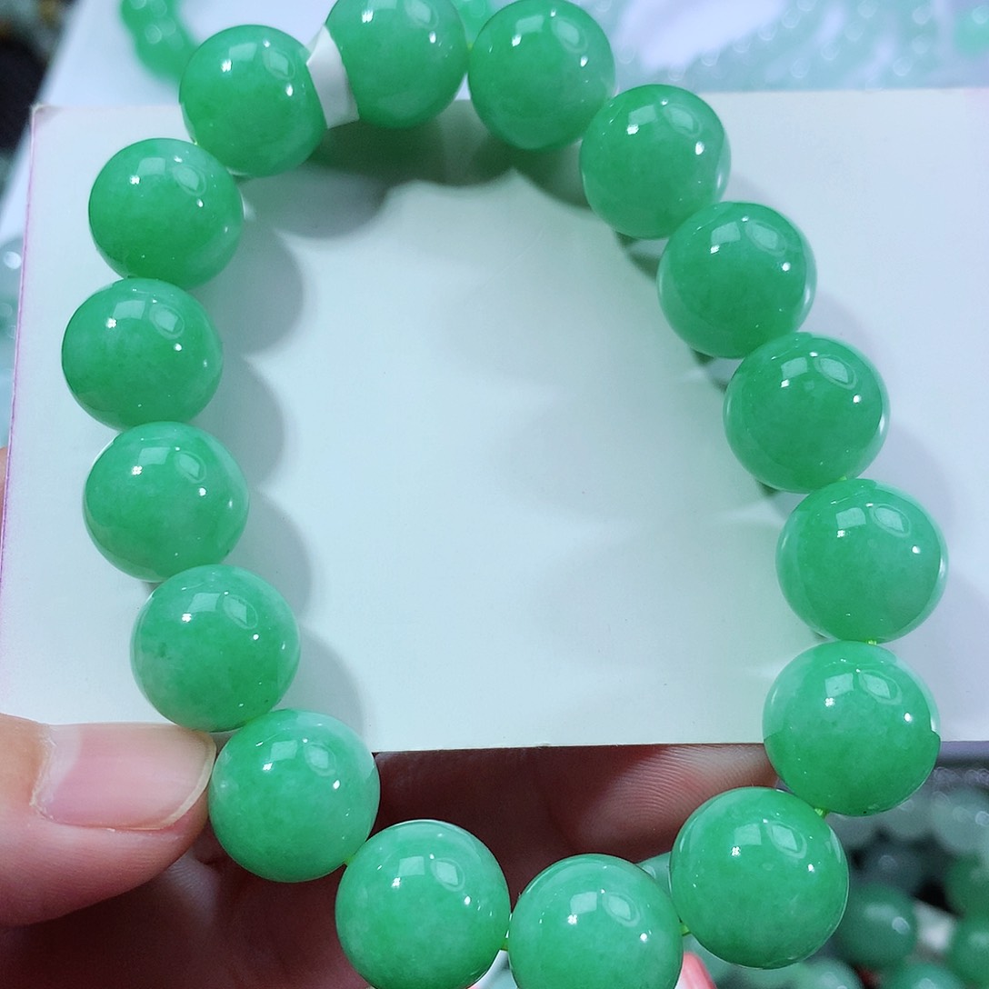 翡翠手链未镶嵌卡13