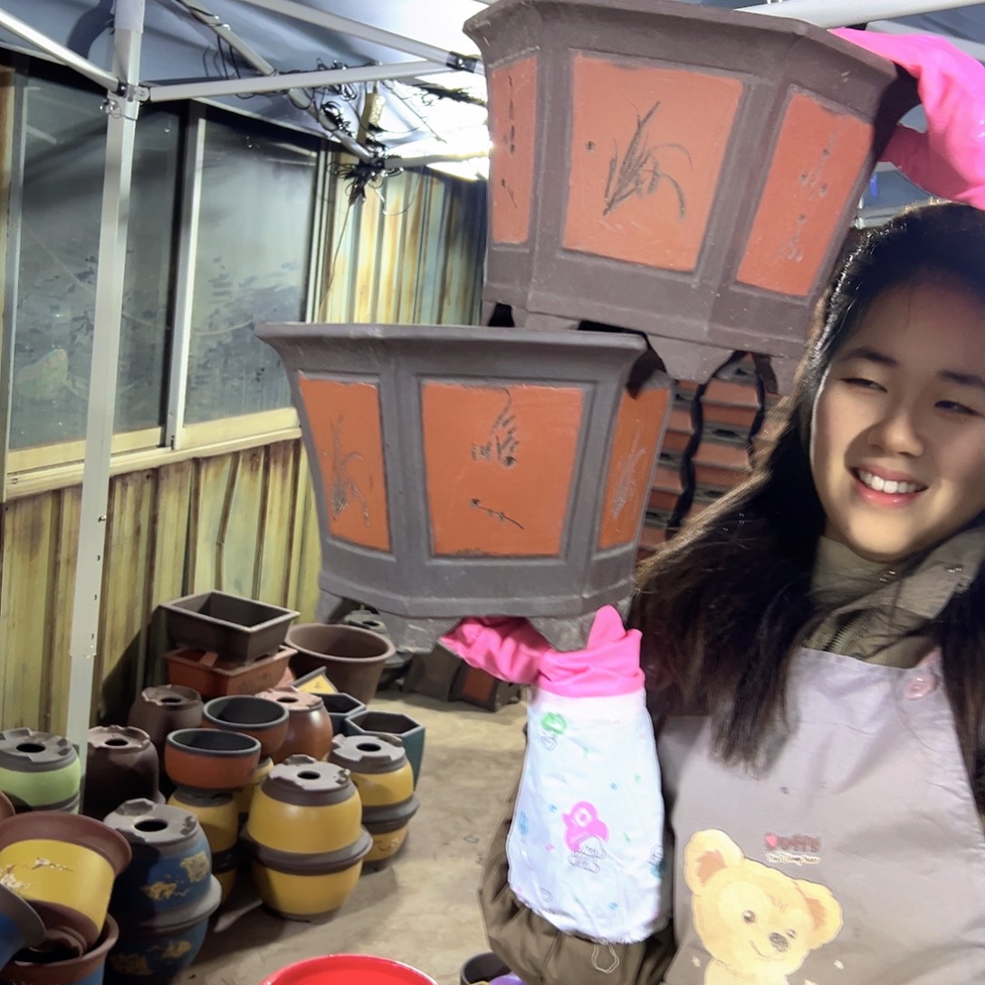 32+32红六方花盆花盆花盆