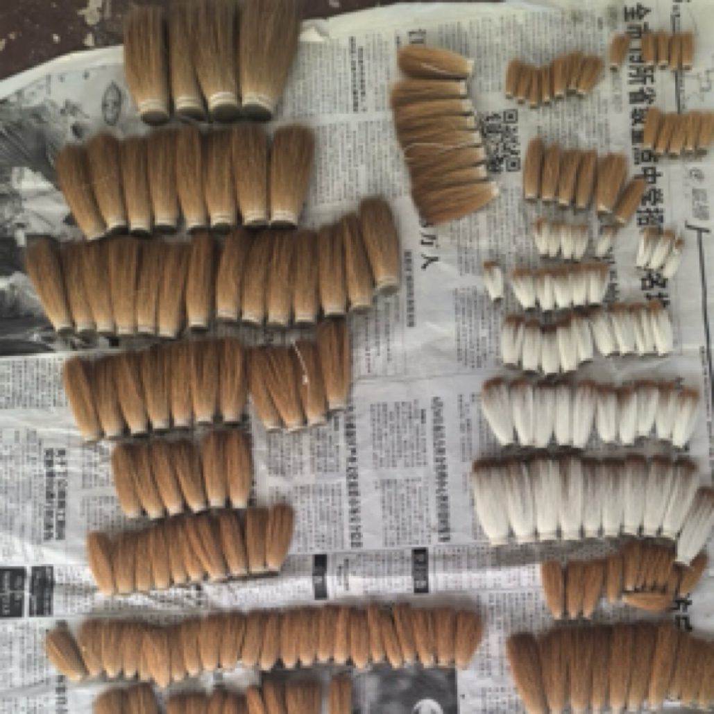 毛笔东北疗尾纯狼毫书法专业级毛笔小楷大楷鸡距笔抄经毛笔