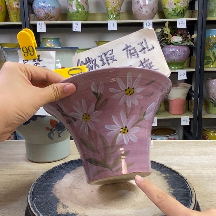 景德镇高温陶瓷花盆
