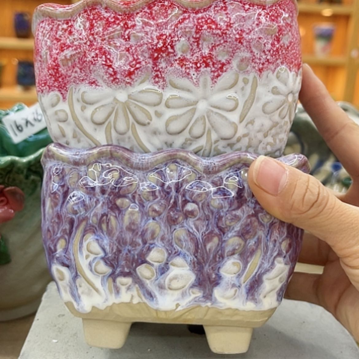 【闪购商品】陶瓷花盆