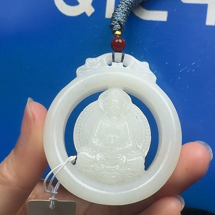 乐***乐和田玉未镶嵌挂件