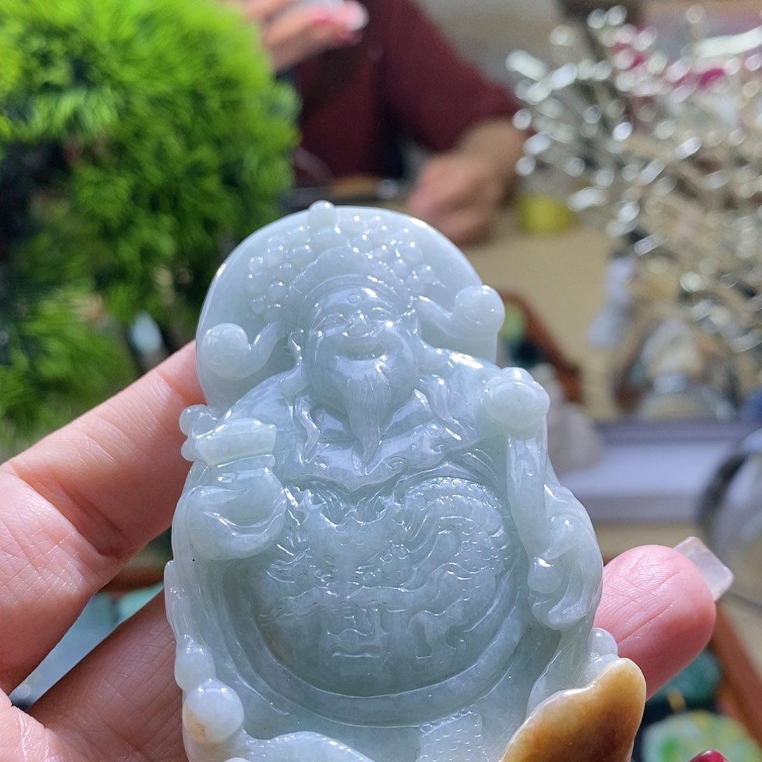 【闪购商品】翡翠颈饰未镶嵌财神