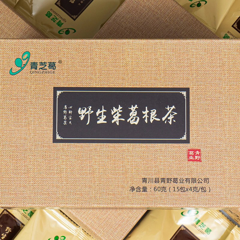 QINGZHIGE/青芝葛【露思推荐】同款青川葛根茶野生柴葛根60克*3盒