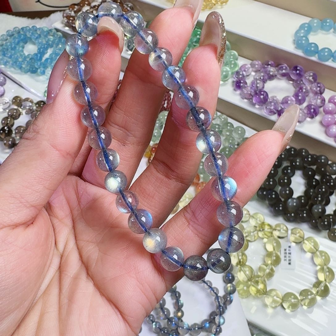 水晶手链未镶嵌予**澄灰月光7