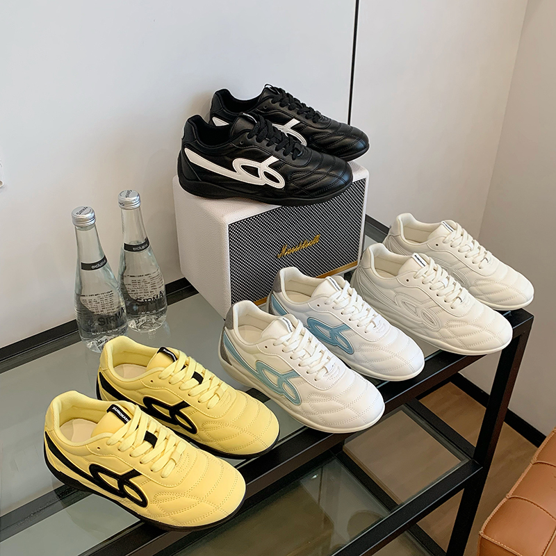 运动风球鞋软底休闲风健身休闲鞋情侣内增高时尚百搭休闲潮鞋