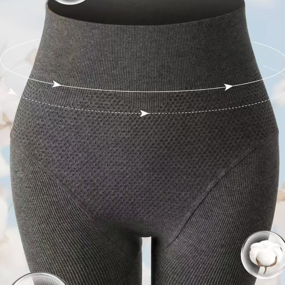 竖条纹加绒加厚打底裤女外穿秋冬保暖高腰显瘦连裤袜