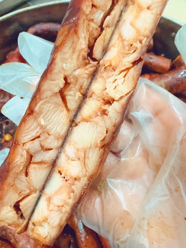 爆汁风干鸡肉肠（大块肉，吃着爽）
