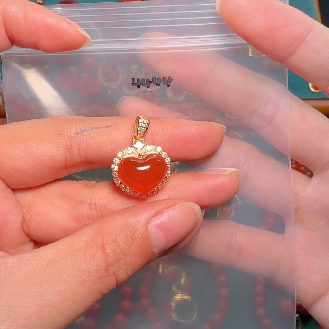 南红玛瑙南红银S925镶嵌