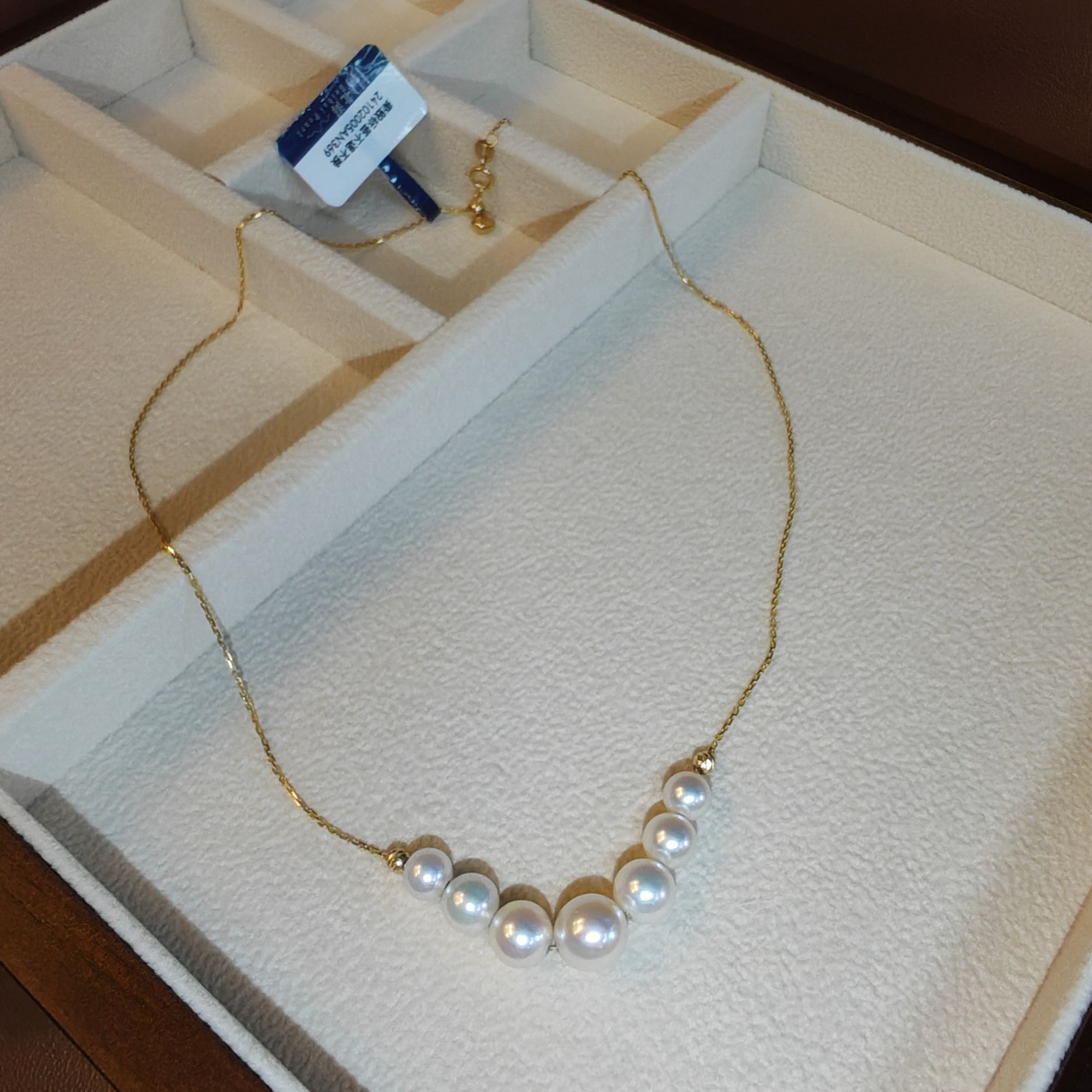 18K海水珍珠项链微笑款6-8.3mm24102005AN369