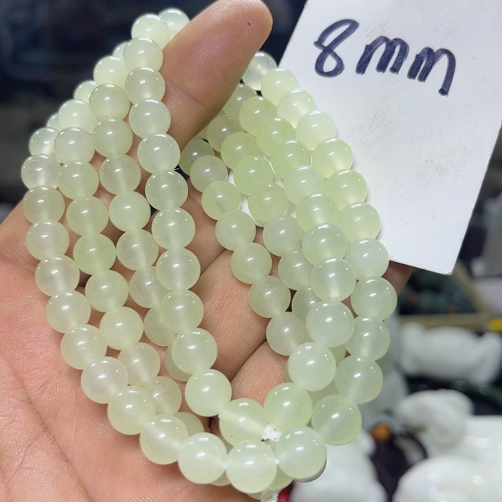 蛇纹石玉项链未镶嵌