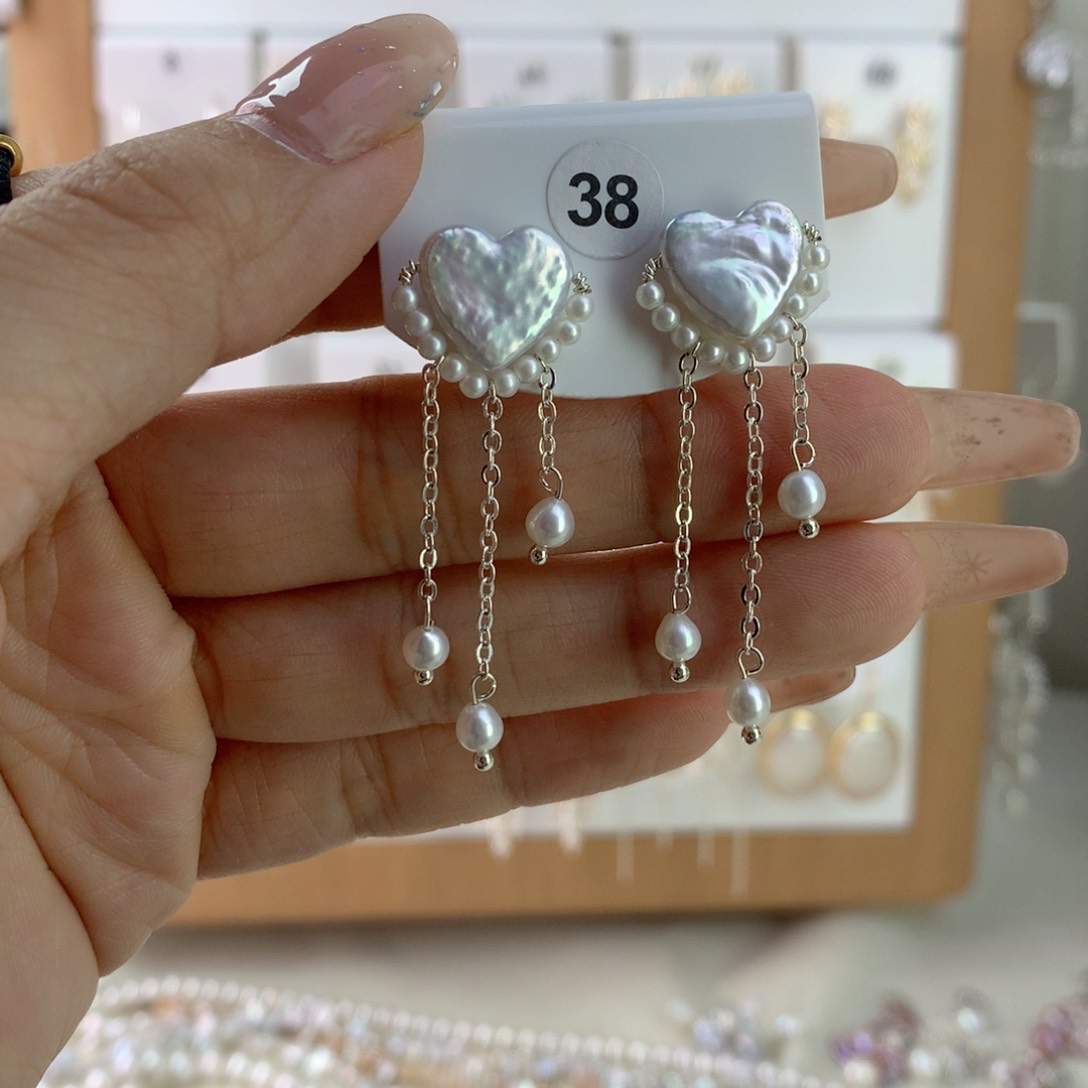 未镶嵌耳饰淡水珍珠