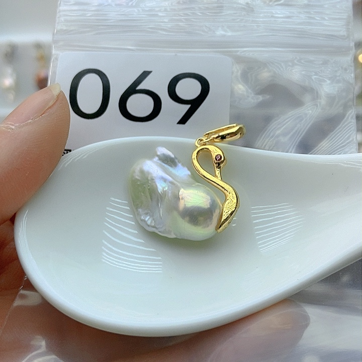 淡水珍珠颈饰银S925镶嵌