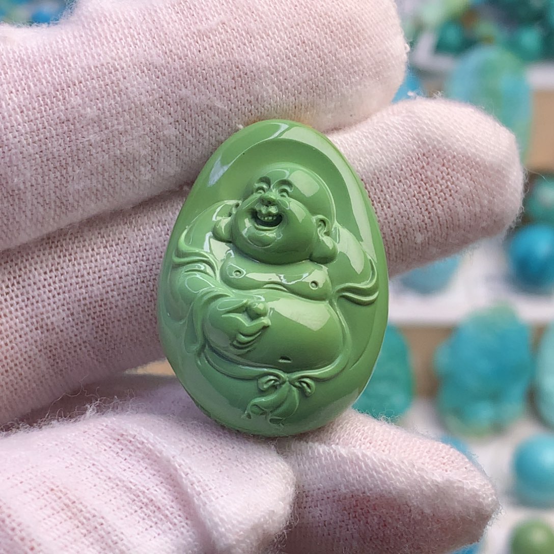 绿松石珠宝奇石未镶嵌