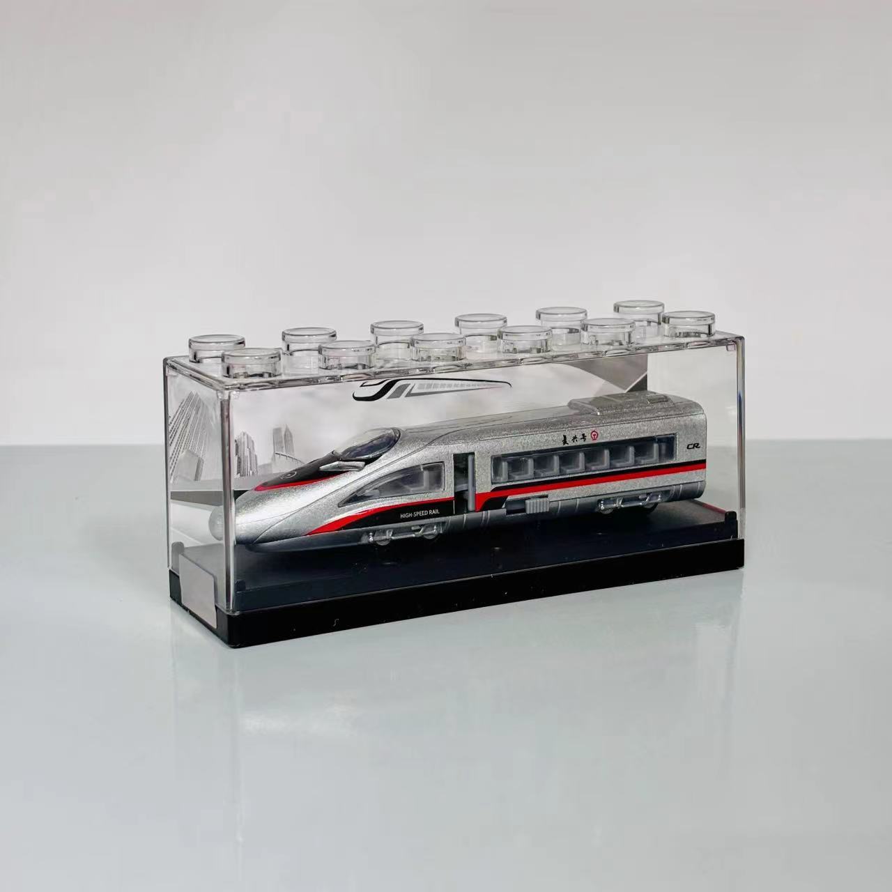 亚克力合金高铁双开门模型车