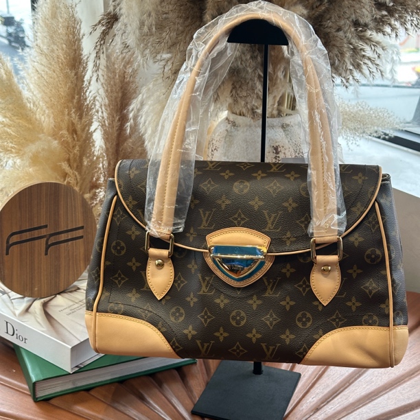 99新 LouisVuitton/路易威登 lv中古波士顿金豆大号白皮12508221