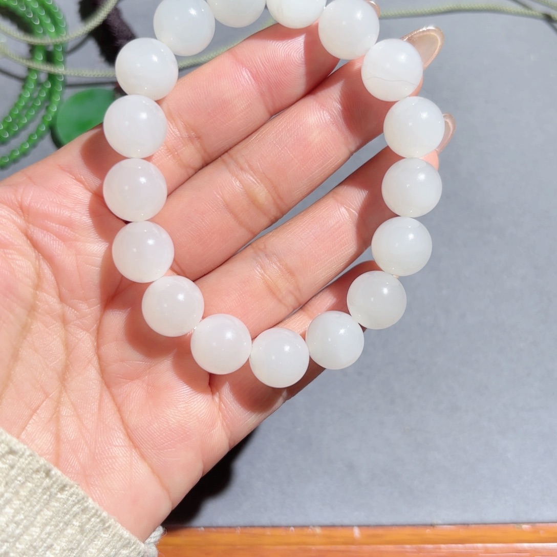 和田玉手链未镶嵌