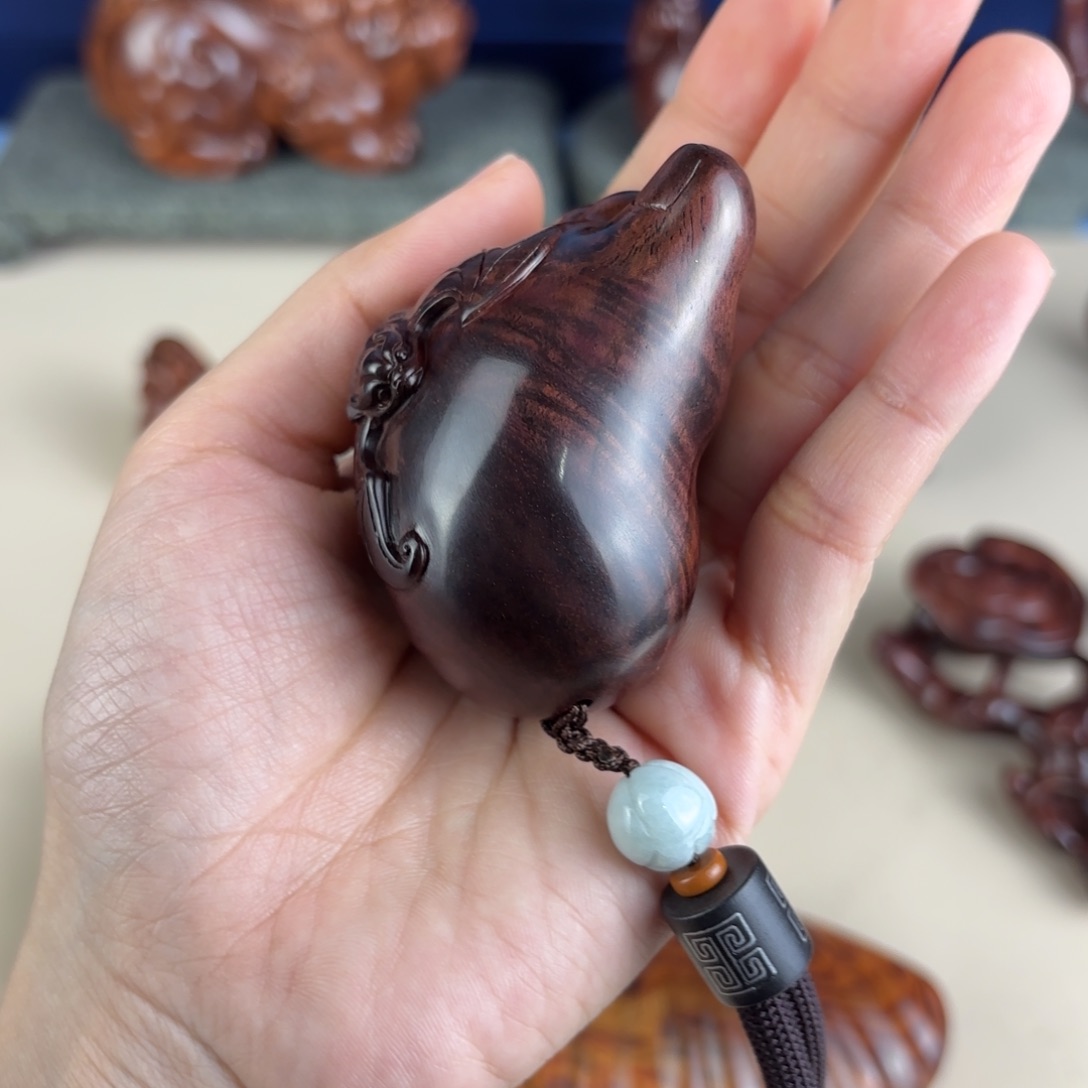 幽***宝把件黄花梨/降香黄檀