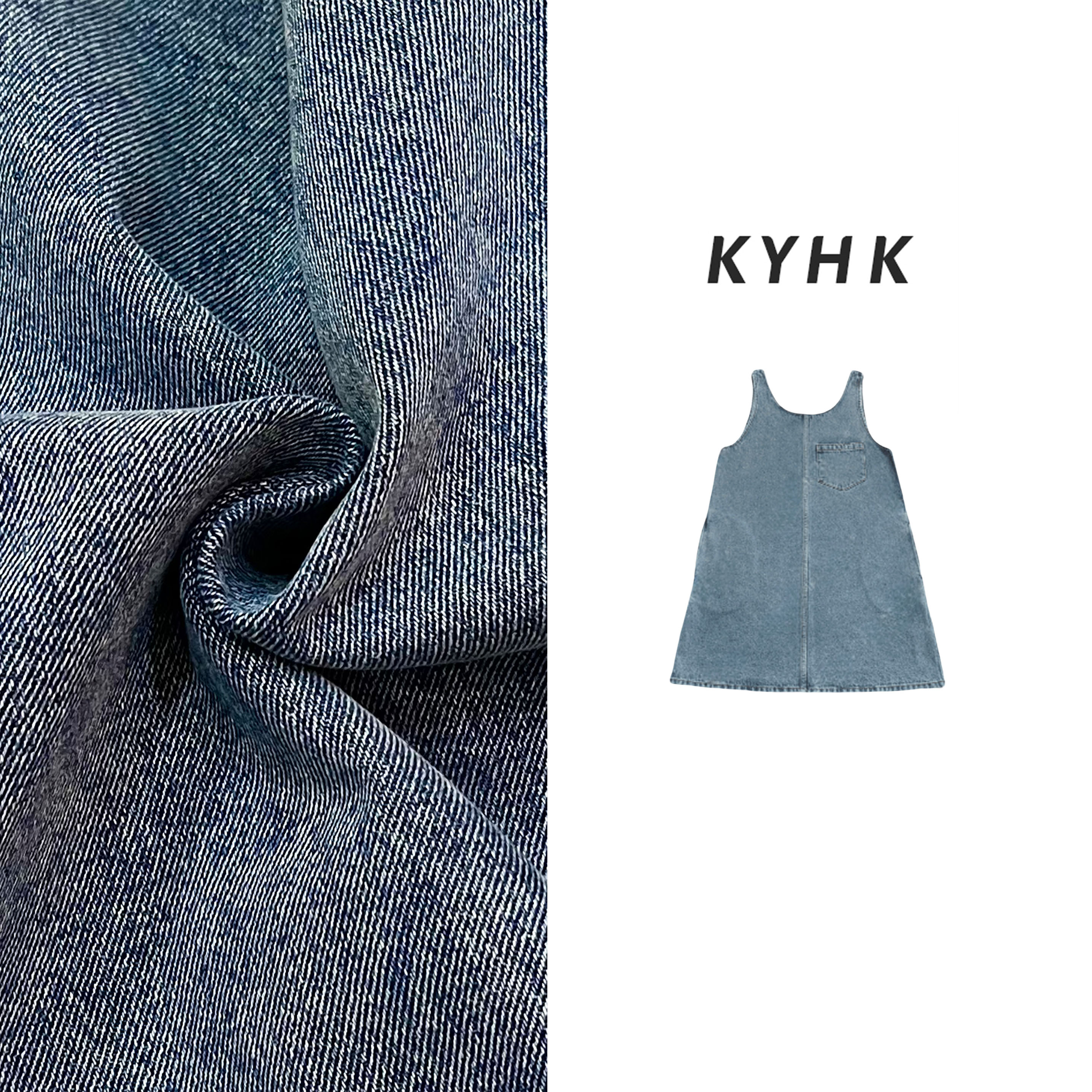 无袖水洗牛仔连体短背带裙240900