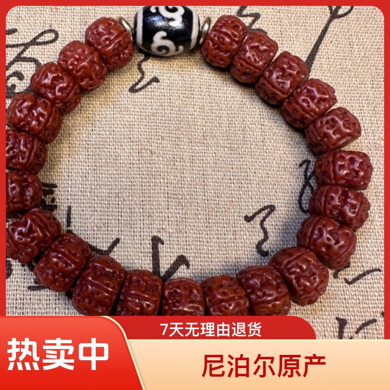 【宝瑞阁】玉华毕业款精钢菩提子男女款 14尺寸左右