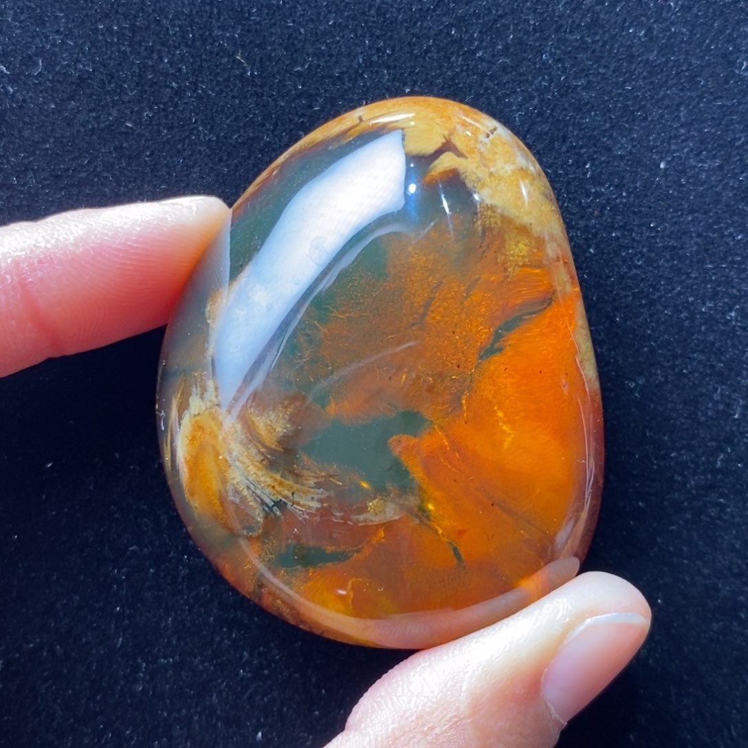 琥珀颈饰未镶嵌26克