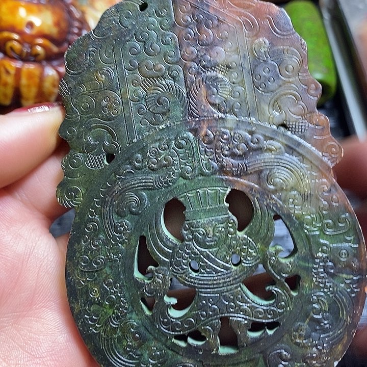 紫金钵盂菩提吊坠