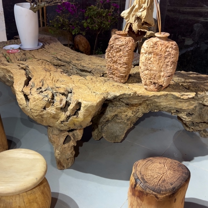 K***哥合金木铁栎木烂木头树根茶桌