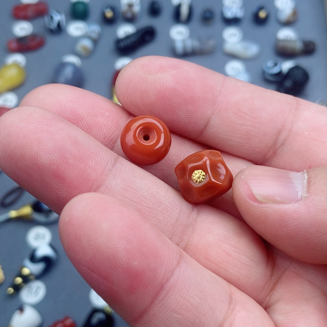 玛瑙/玉髓森柏珠宝未镶嵌鱼*叔