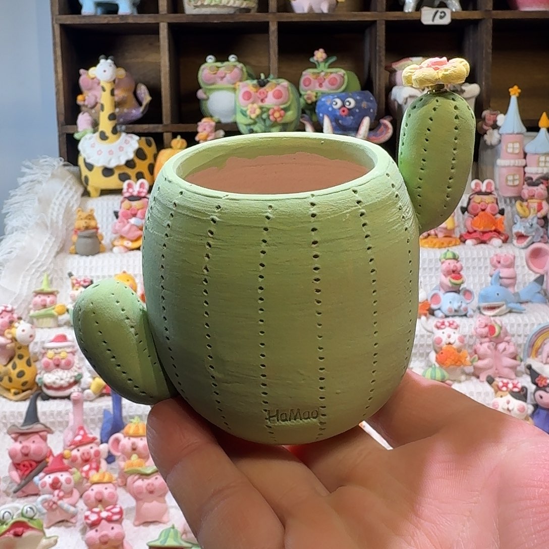 厂家直销手工花盆摆件