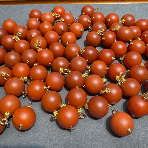 3101-南红玛瑙吊坠一个不带链19mm多样性发一