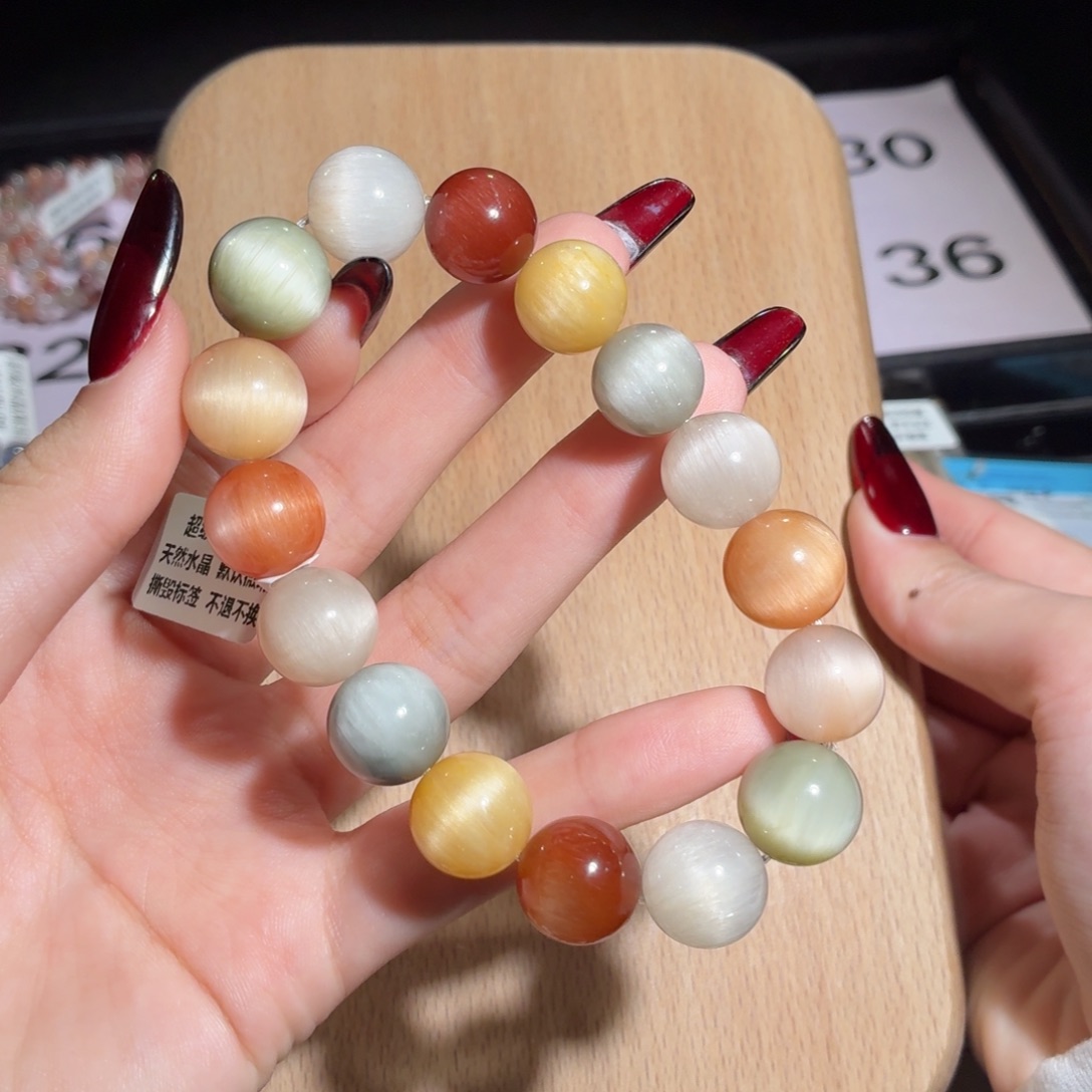 水晶未镶嵌手链30号多样性发一C 13+