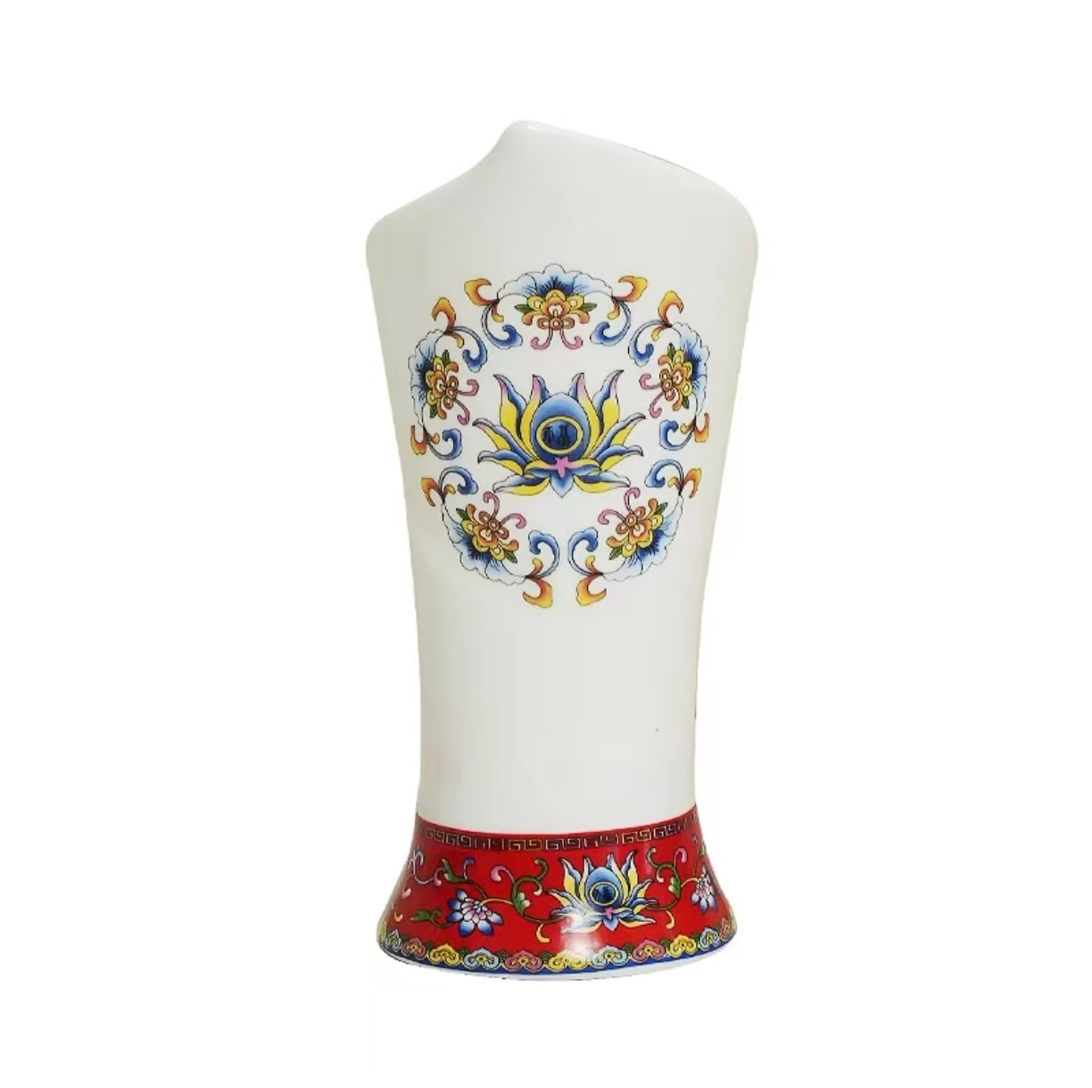 火炬筷子筒  景德镇手工创意复古餐具配件青花珐琅彩家用酒店